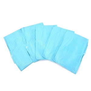 Bavoirs dentaires jetables, bavoirs dentaires 3 plis, imperméables, médicaux, pour patients/dentistes, pour l'hygiène buccale - Product Image 3