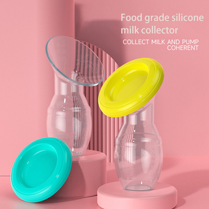 Vendita calda pompa del seno mamma accogliente tiralatte portatile morbido manuale pompa del seno latte per bambini con copertura - Product Image 2