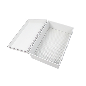 Boîte de distribution électrique étanche IP67 en ABS avec plaque de montage, 500x400x200mm, boîtier en plastique à charnières - Product Image 1