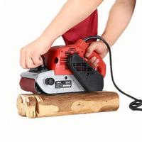 1200W Vitesse Variable Industrielle 4 Pouces Travail Du Bois Polissage Ceinture Ponceuse Filaire 220V Rabot À Bois Mini Ponceuse À Sangle