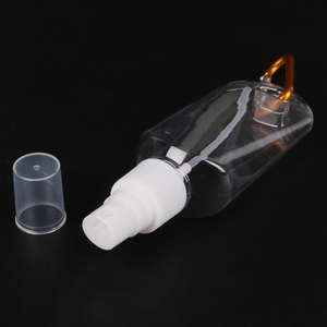 High Quality 30ml 50ml 60ml 80ml Customized Shape Key Chain Plastic <b>Perfume</b> Spray <b>Bottles</b> with Hook for <b>Perfume</b> - Product Image 5