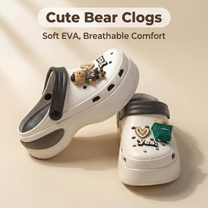 Sabots plats souples en maille antidérapants pour femmes, tendance été, rehaussant la taille (5 cm), chaussures d'extérieur pour femmes - Product Image 5