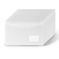 Carpeta Transparente Reforzada para Documentos A4, Cierre a Presión, Etiqueta, Gran Capacidad, Plástico PP, Bolsa de Almacenamiento de Archivos Impermeable para Oficina
