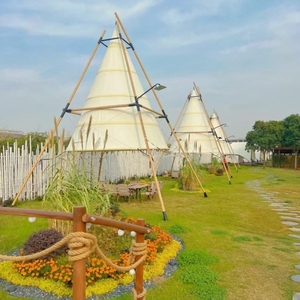 Tende per Matrimoni e Decorazioni per Eventi Impermeabili Tipi Teepee in <span class=keywords><strong>Bambù</strong></span> - Product Image 1
