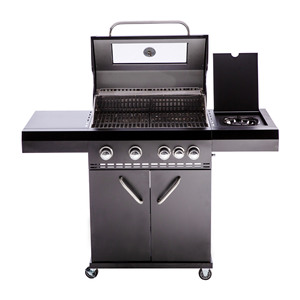 Barbecue professionnel extérieur en acier inoxydable CRS très apprécié <span class=keywords><strong>Propane</strong></span> enduit de poudre noire pour le fer <span class=keywords><strong>à</strong></span> utiliser en camping <span class=keywords><strong>intérieur</strong></span> - Product Image 3
