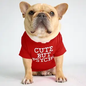 SongshanToysホット販売夏の犬の布豪華なカスタムロゴ空白のペットの犬のシャツ犬のための快適な布