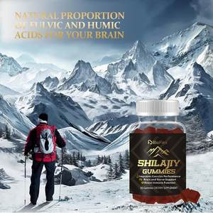 OEM Private Label Halal Natural Vegan 100% Pure 500mg Himalayan High Quality Shilajit Gummies with Ashwagandha and <strong>Vitamin</strong> <strong>B</strong> &amp; D - Product Image 3