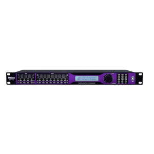 Thinuna DAP-0408 prosesor Audio profesional, prosesor Audio Karaoke kualitas tinggi 4in * 8out sistem suara Dsp