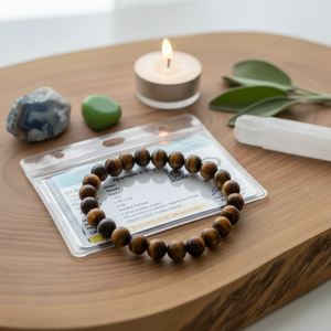 Wholesale 8mm Tiger Eye Semi-Precious Gemstone Elastic <b>Bracelet</b> Handmade Agate Crystal Jade <b>Chakra</b> Healing <b>Bracelet</b> - Product Image 3