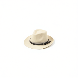 Sombrero Panamá de Paja con Hebilla de PU 57 58 59 cm para Hombre y Mujer, Uso en Exteriores de Verano - Product Image 3