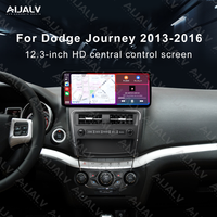 Aijia Populaire Écran de contrôle central de voiture 12,3 pouces avec navigation Android, Android Auto sans fil et CarPlay pour DODGE JOURNEY 2013-2016