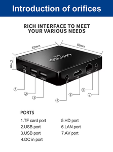 M8PRO Mini Classic X2 Consola de juegos TV Box Sistema dual 8K HD Arcade Family TV Game Machine con joysticks y controladores de juegos - Product Image 5