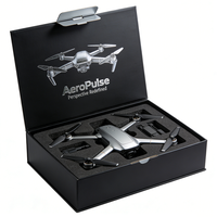 Boîte d'accessoires pour drone en carton ondulé, emballage robuste avec doublure en mousse, pour ranger le mini-drone et ses pièces, pour un stockage sécurisé