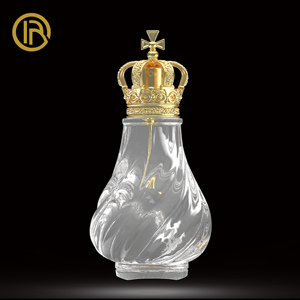 Sẵn Sàng Khuôn Sang Trọng Vương Miện Kẽm Hợp Kim Hương Thơm <span class=keywords><strong>Cap</strong></span>-Thấp Moq Tùy Chỉnh Vàng Kim Loại Nắp - Product Image 4