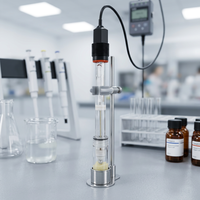 Sonde pH numérique haute précision en ligne avec électrode en verre pour l'analyse de la qualité de l'eau en laboratoire, RS485 Modbus RTU