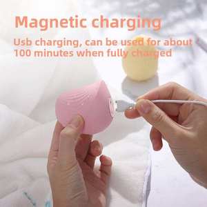 Vibrateur pour adultes rechargeable par USB, masturbateur féminin, 10 fréquences de vibration, succion, vibrateur mignon en forme d'oiseau, jouets sexuels imperméables - Product Image 6