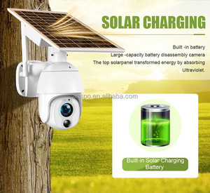 Ubox 5mp 10x Zoom 4G Simkaart Zonnecamera 5mp Draadloze Ptz Gsm Solar Outdoor Camera Security Cctv Systeem - Product Image 4