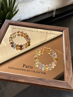 Bracelet en cristal naturel Sinyore - Citrine / Quartz jaune tour