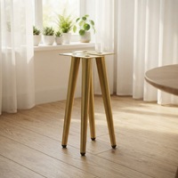 Pieds coniques en fer pour chaise LC, cadre de meuble, pieds de chaise de salle à manger, lit, 100mm-720mm, tube conique oblique en métal, robuste et très résistant