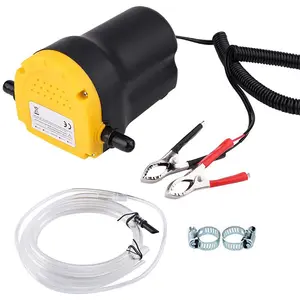 Car Engine Oil Pump 12V Electric Diesel Fluid Sump Extractor Scavenge Fuel Transfer Pump with Tubes for Boat Motorbike