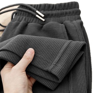 <span class=keywords><strong>Pantalon</strong></span> de sport décontracté pour <span class=keywords><strong>homme</strong></span>, coupe droite ample, couleur unie, léger et respirant, nouvelle collection Printemps-Automne 2025, pour le commerce extérieur - Product Image 5