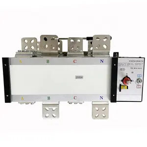 Dual power automatic conversion 4P 2000A 1600A 1250A 3200Amodular manual switch Automatic transfer switch