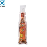Op Maat Bedrukte 500Ml Huisdierenmateriaal Zuiver Water Drink Sachet Flesvorm Zijspinzak Waterzak Zak Voor Verpakking