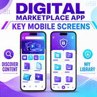 Özel Dijital Ürünler Dijital İndirme Pazarlama Platformu Uygulaması IOS Android İçin Dijital Kataloglu Uygulama Geliştirme LionCreate