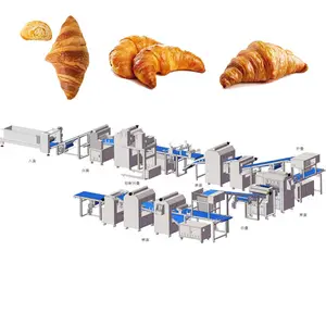 Industry Croissant Production Line High Capacity Croissant Forming Line Croissant Making Machine For Factory