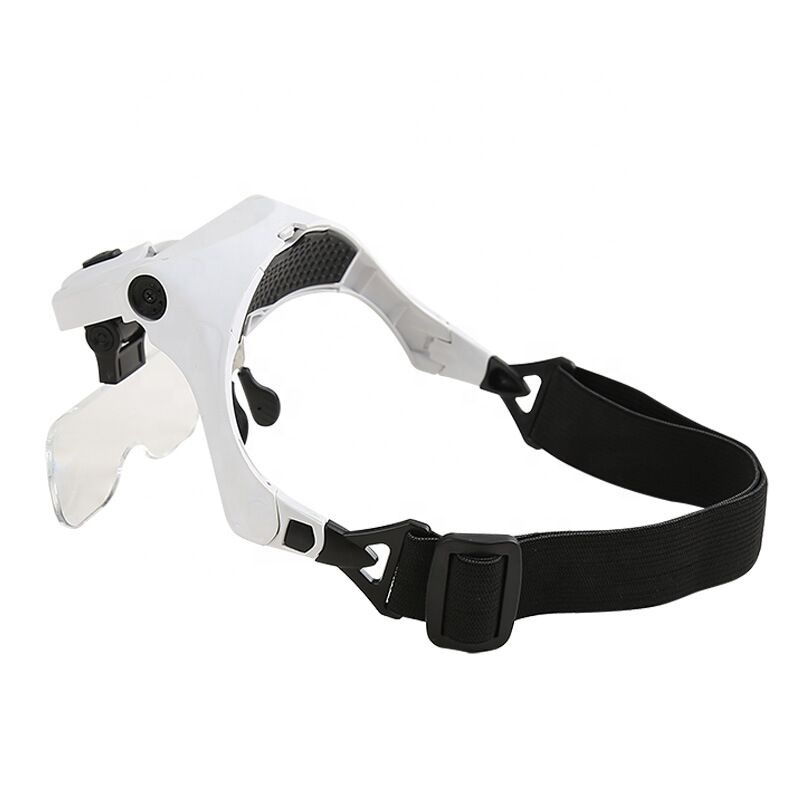 Очки со светодиодной подсветкой для чтения, с несколькими объективами, HD Лупа 9892B2