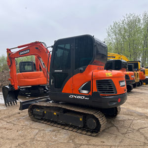 Stock Doosan Dx60 Dx55 Mini Excavatrice sur chenilles Dx75 Dx80 d'occasion Marque coréenne Doosan Dx55 Dx60-9 - Product Image 1