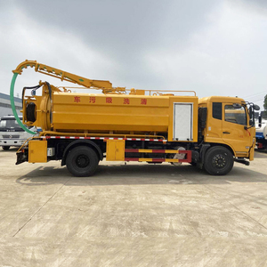 Prix de la machine de nettoyage motorisée Dongfeng à moteur diesel haute pression pour égouts, 4x2, avec citerne en acier au carbone de 10 000 litres - Product Image 5