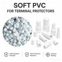 Composé PVC souple à haut débit pour surmoulage et protecteurs de faisceaux de câbles – Granulés PVC à dureté personnalisée en gros
