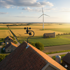 Anemómetro SMRTE IG03, Sensor de Velocidad del Viento, Estación Meteorológica Integrada Pequeña, Veleta de Alta Precisión, Monitoreo Ambiental RS485 - Product Image 4