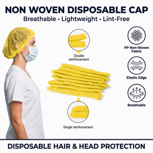 <span class=keywords><strong>Gorro</strong></span> de Redecilla para el Cabello de Grado Alimenticio, para Servicios de Catering y Cocina, Antivaho, Marca Personalizada, Ligero, Suave y Cómodo, Fabricante Chino - Product Image 3