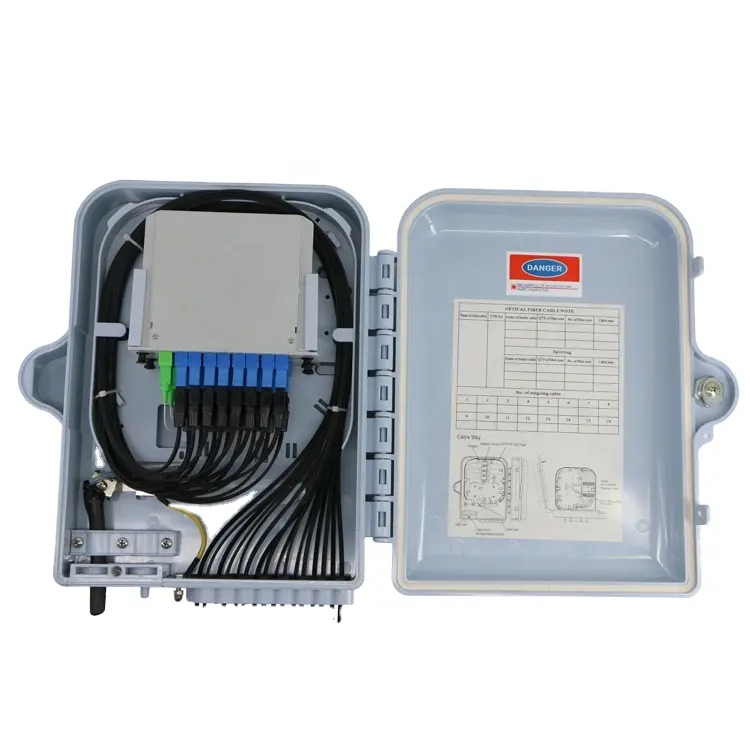 Fabricante 1*16 PLC divisor otb 16 portas caixa de distribuição de fibra óptica equipamento de fibra óptica caixa de terminais ópticos