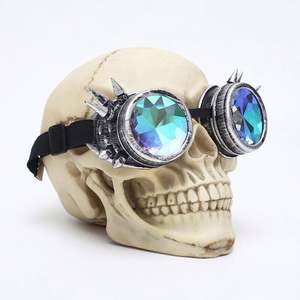 Gafas Steampunk Personalizadas con Logotipo, Gafas de Moda Unisex Retro Steampunk para Cosplay, Gafas Punk Coloridas, Gafas Caleidoscopio - Product Image 2