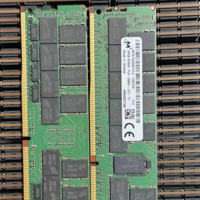 Micron 64G 4Rx4 PC4-2666V ECC REG DDR4 RDIMM Server Memory Module