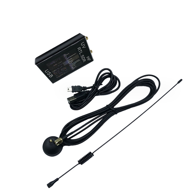 Ham Radio Receiver 100KHz-1.7GHz full Band UV HF RTL-SDR USB Tuner SDR USB dongle RTL SDR Tuner Receiver
