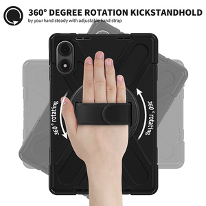 Étui de défenseur pour tablette pour enfants pour <span class=keywords><strong>Xiaomi</strong></span> <span class=keywords><strong>Redmi</strong></span> <span class=keywords><strong>Pad</strong></span> Pro 12.1 pouces bandoulière intégrée 360 support rotatif - Product Image 2