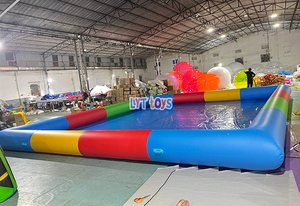 <span class=keywords><strong>Piscina</strong></span> Inflable Comercial <span class=keywords><strong>de</strong></span> Gran Capacidad <span class=keywords><strong>con</strong></span> Protección UV, Parque Acuático Público, <span class=keywords><strong>Piscina</strong></span> <span class=keywords><strong>de</strong></span> Aterrizaje para Parque Acuático - Product Image 3