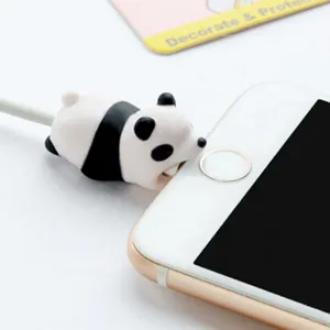 Cable Charger Usb Customized Cute Animal Cable Organizer Chompers Charger Cord Holder Usb Cable Protector For Phone