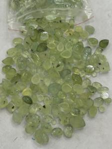 Alta demanda, piedra de cuarzo Prehnita Natural, cabujón suelto, piedras preciosas, corte redondo/ovalado para la fabricación de joyas de la India - Product Image 2
