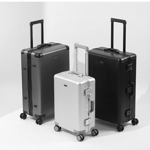 Luggage <b>Suitcase</b> Aluminum Magnesium Alloy Frame 26 Inch Checked Travel Case 20 Inch Carry On Business Trolley Case - Product Image 3