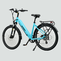 Vélo de montagne électrique avec batterie au lithium 36V 15Ah, cadre en alliage d'aluminium de 27,5 pouces, moteur sans balais à moyeu arrière, 540Wh, Suntour Front