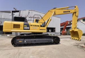 Excavatrice sur chenilles hydraulique Komatsu PC400-8 multifonction d'occasion, pelleuse originale de 40 tonnes, prix compétitif pour la construction - Product Image 2