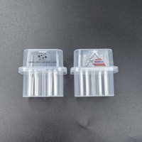 Kotak Vial Plastik Transparan Sekali Pakai Grosir 3ml-20ml Isi 10 untuk Penyimpanan Bubuk Liofilisasi & Vaksin, Wadah Peptida