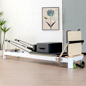 Machine de réformateur de Pilates à usage commercial ou domestique avec matériau durable de lit de noyau réglable pour les utilisations <span class=keywords><strong>d</strong></span>'exercice de corps de studio de yoga - Product Image 2