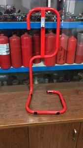 Metallo un gancio due ganci di colore rosso estintore supporto in metallo - Product Image 6