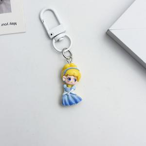 Porte-clés léger <span class=keywords><strong>en</strong></span> plastique motif <span class=keywords><strong>sirène</strong></span> de dessin animé, neige et glace, mignon pour <span class=keywords><strong>petite</strong></span> fille, idéal pour sac d'écolière, sac à cœur pour fille, cadeau pour meilleure amie - Product Image 4